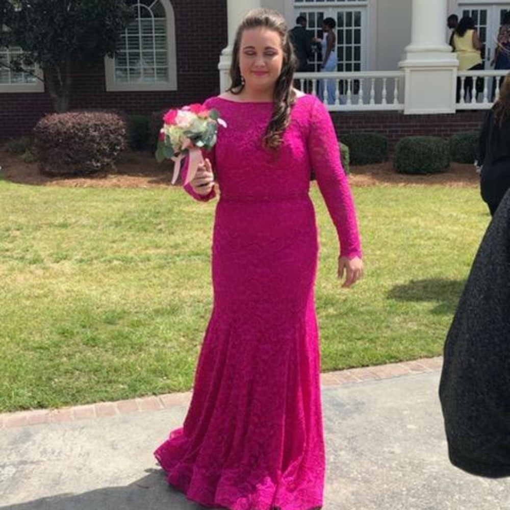 Hot Pink Prom Dress